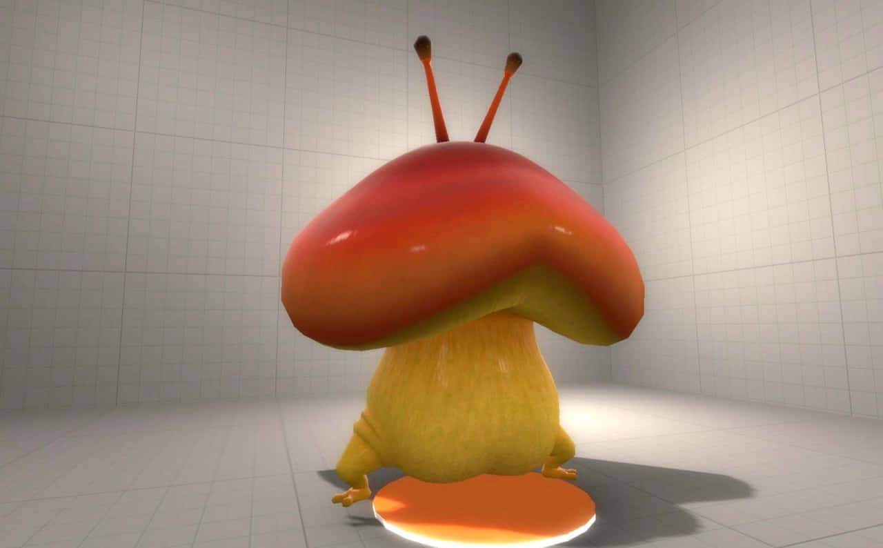 Pikmin Character3 D Render Wallpaper