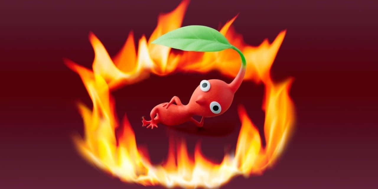 Pikmin In Flames Wallpaper