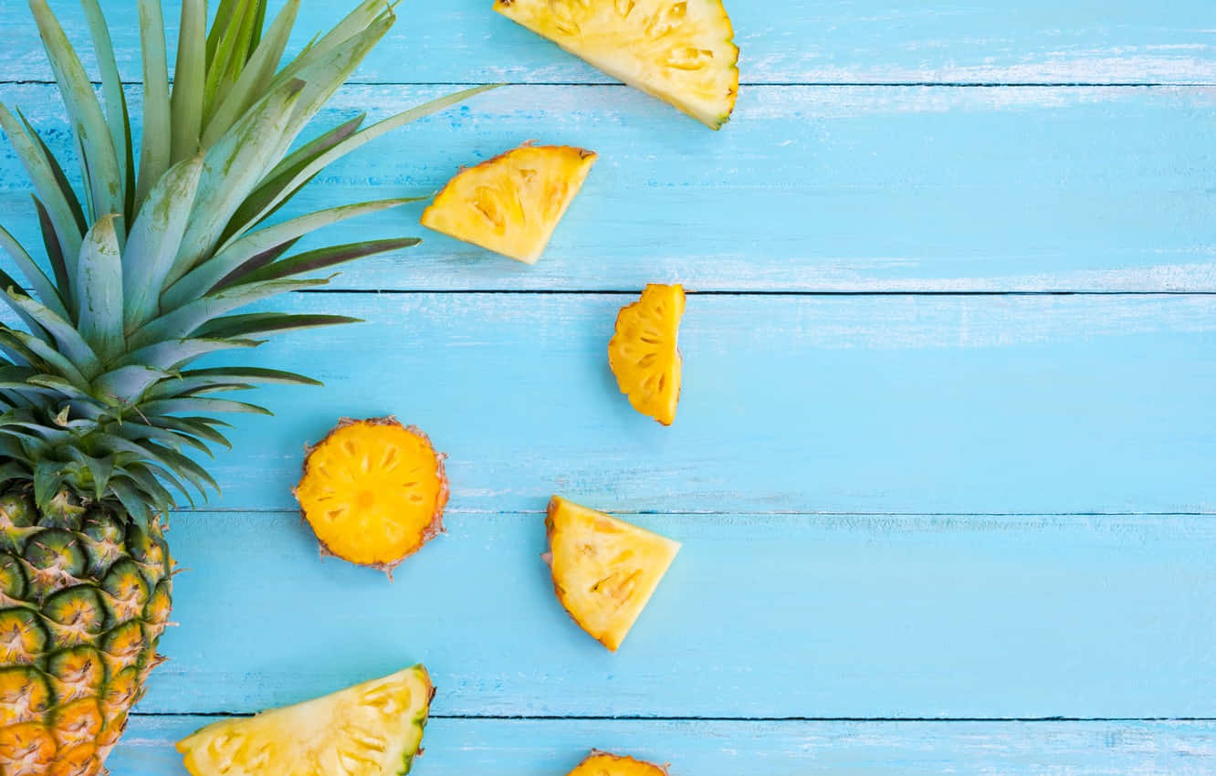 Pineapple Desktop 1332 X 850 Wallpaper