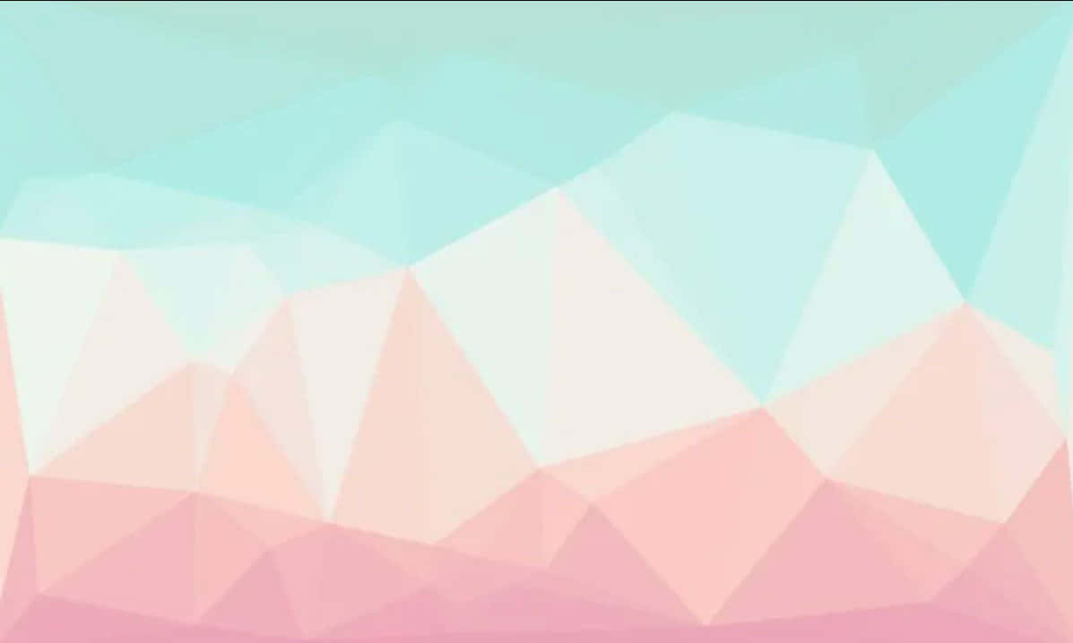 Pink And Teal- Wallpaper Geometric Wallpaper