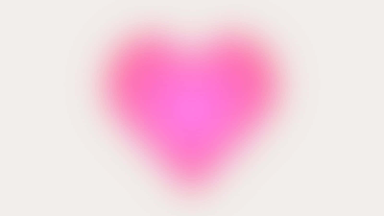 Pink Blurry Heart Cyber Y2k Aesthetic Wallpaper