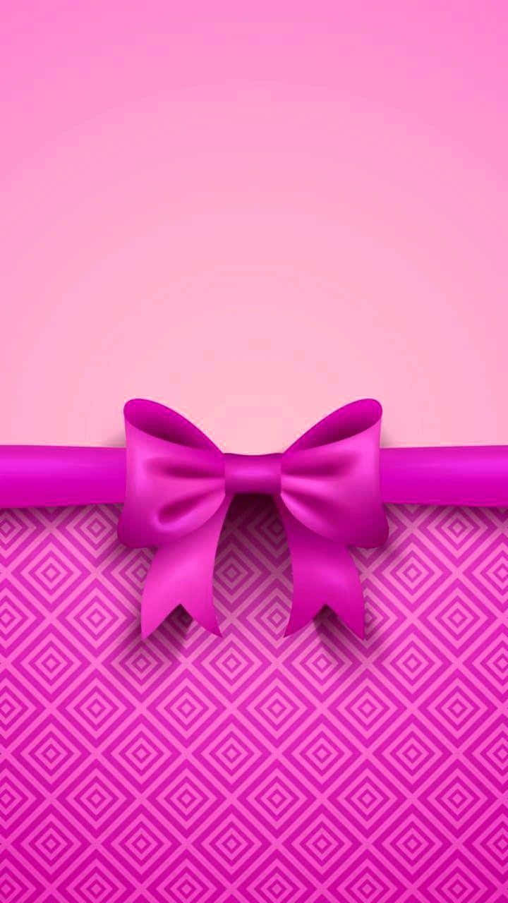 Pink Bow Aesthetic Wallpaper Wallpaper