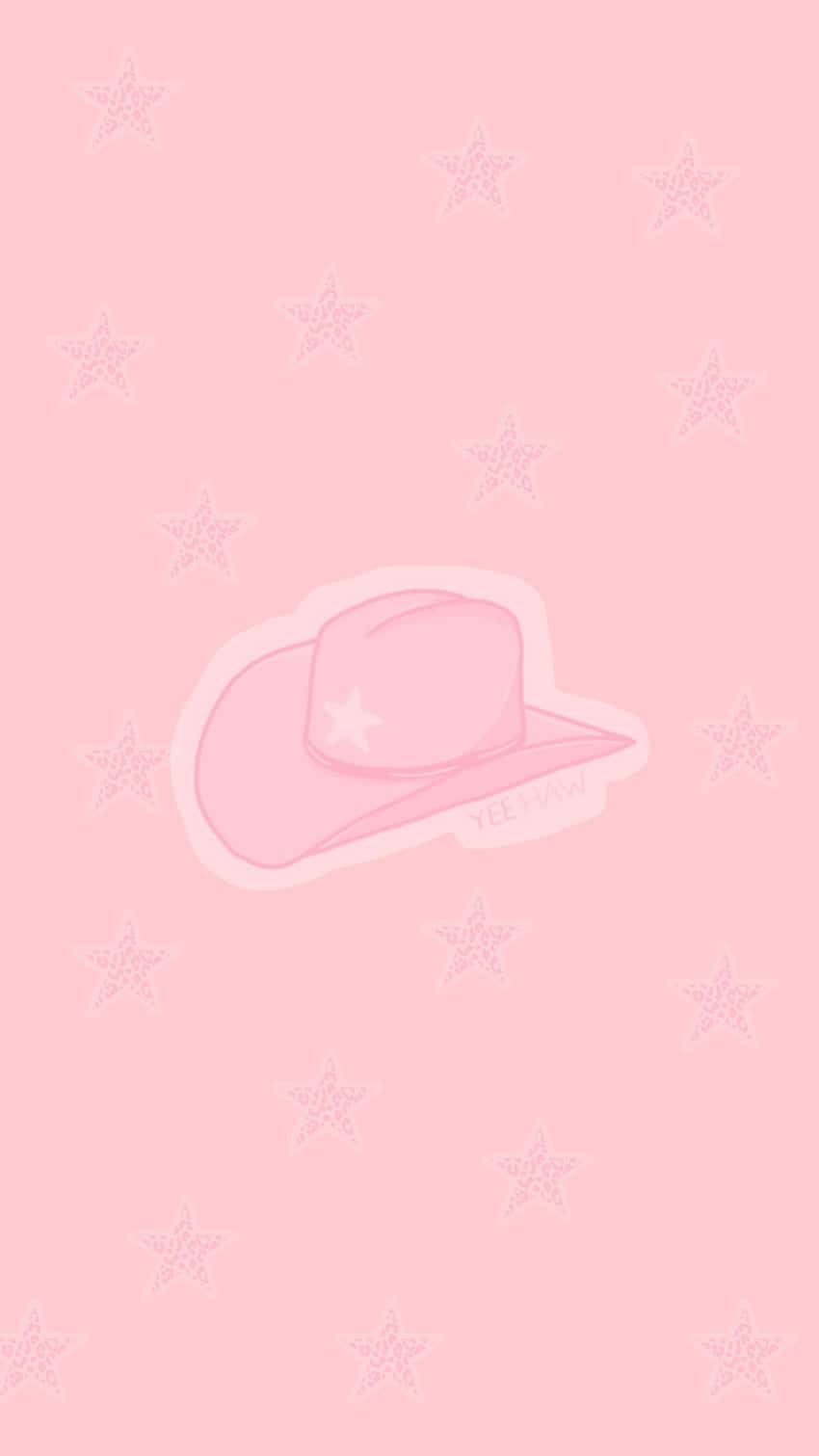 Pink Cowgirl Hat Wallpaper Wallpaper