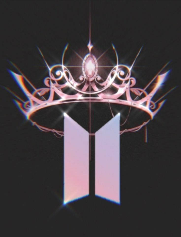 Pink Crown Bts Army Girl Wallpaper