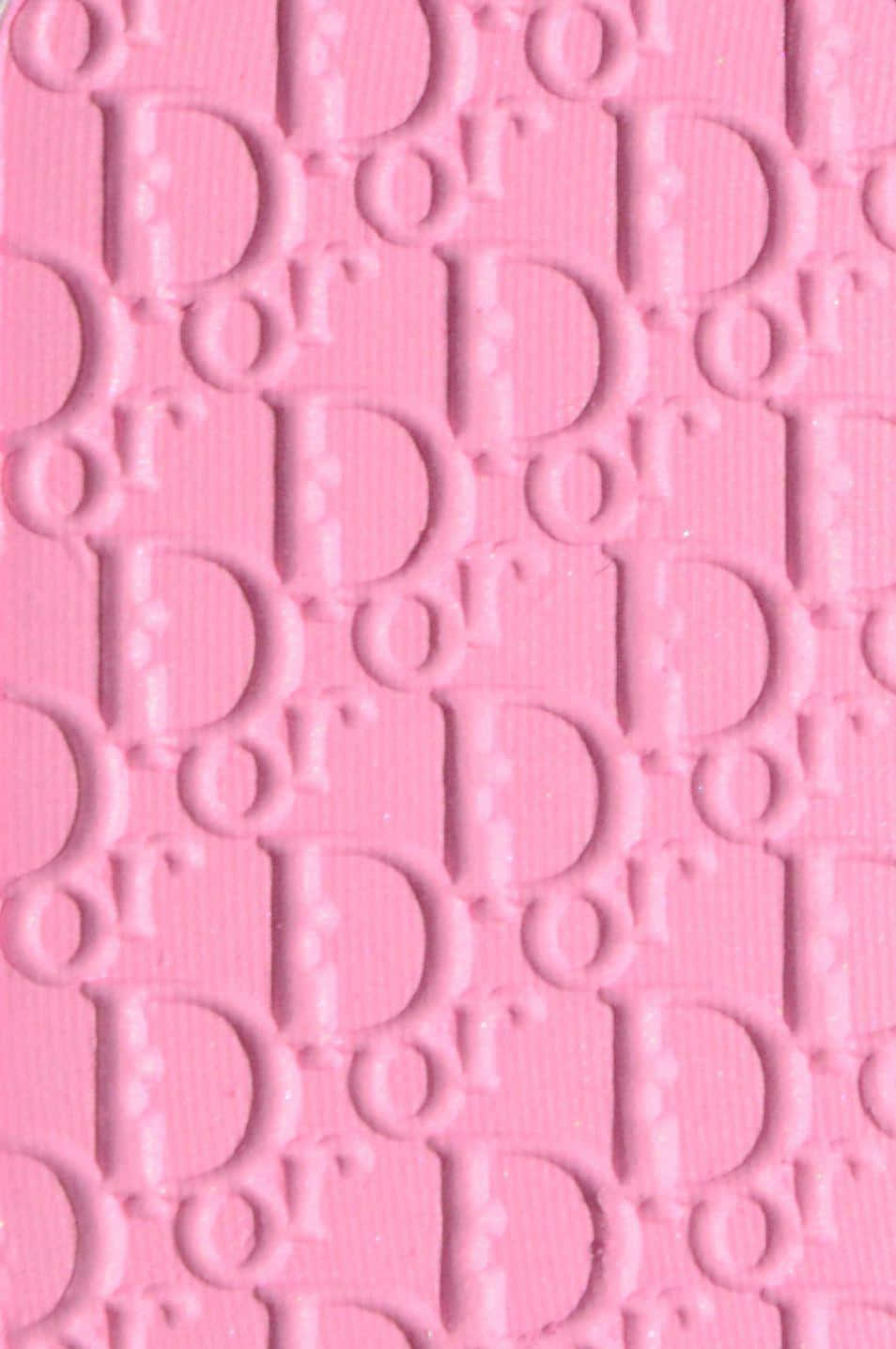 Pink Dior Pattern Texture Wallpaper