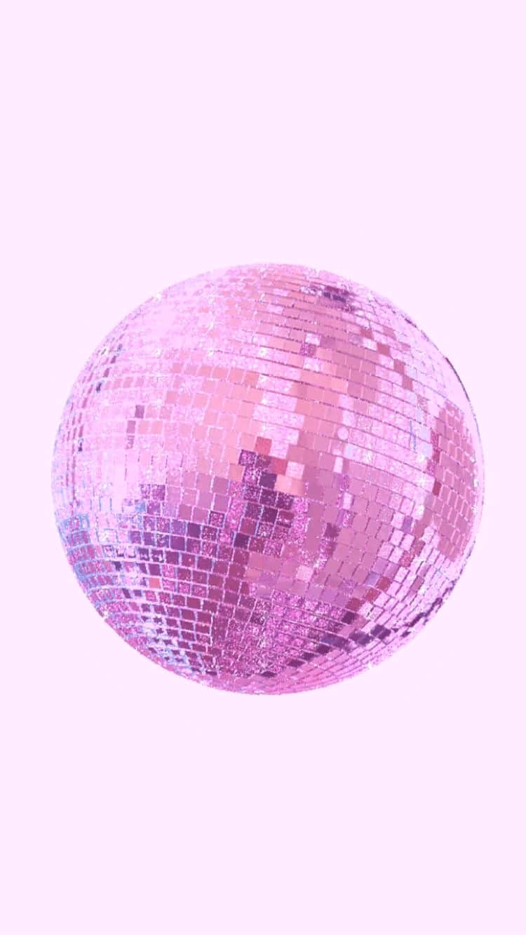 Pink Disco Ball Glitter Sparkle.jpg Wallpaper