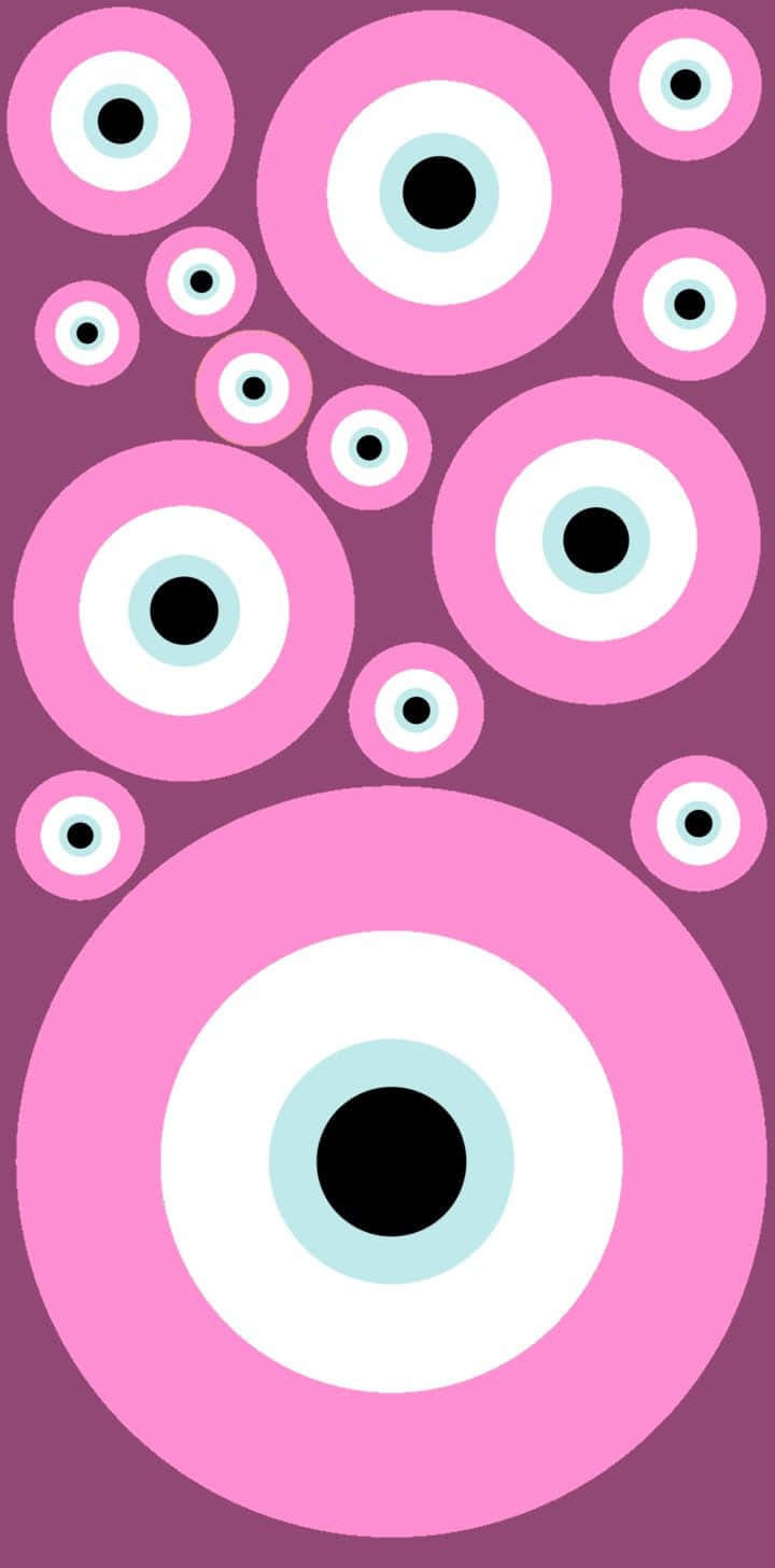 Pink Evil Eye Pattern.jpg Wallpaper