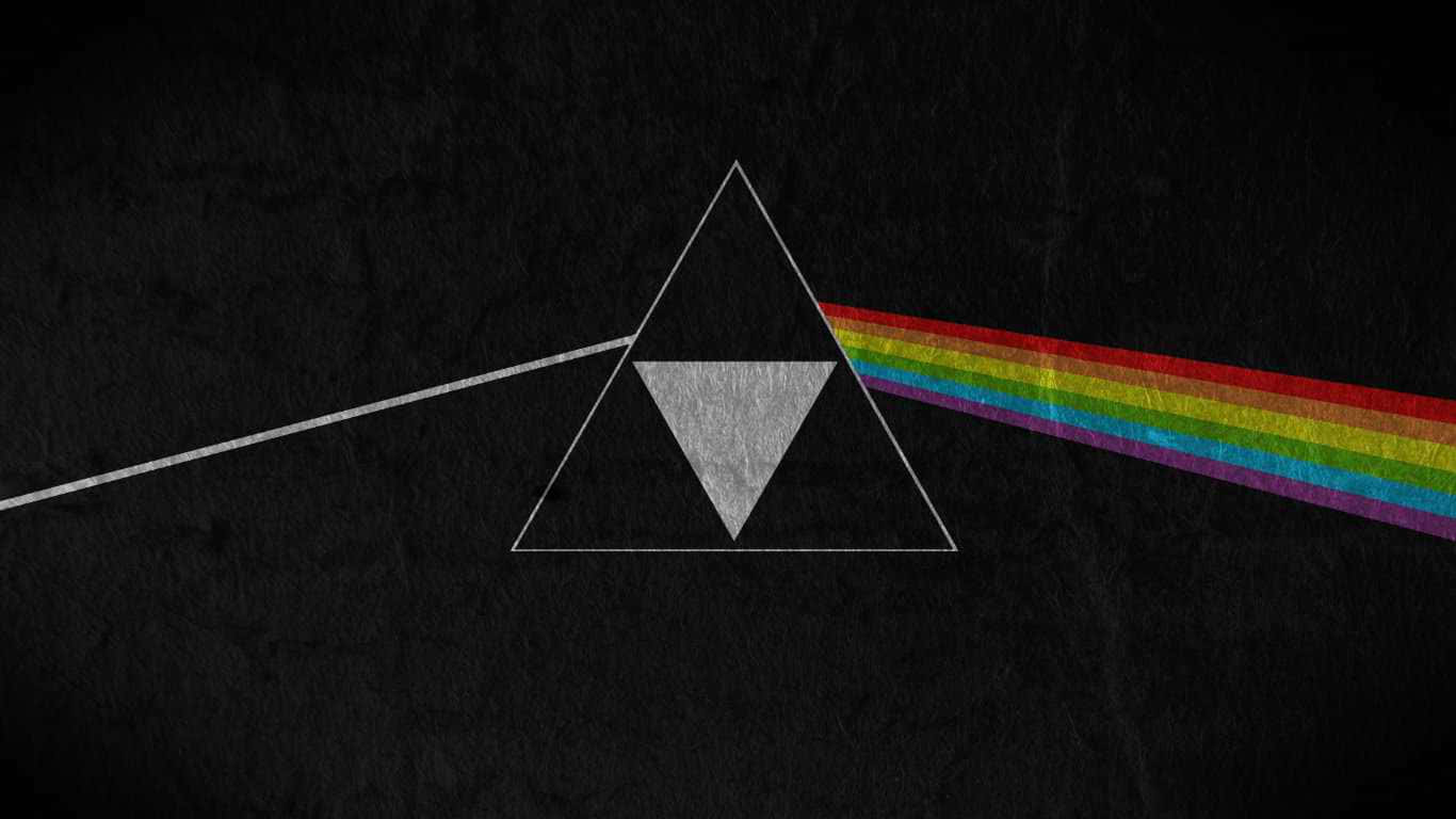 Pink Floyd's Dark Side Of The Moon Album Cover Wallpaper