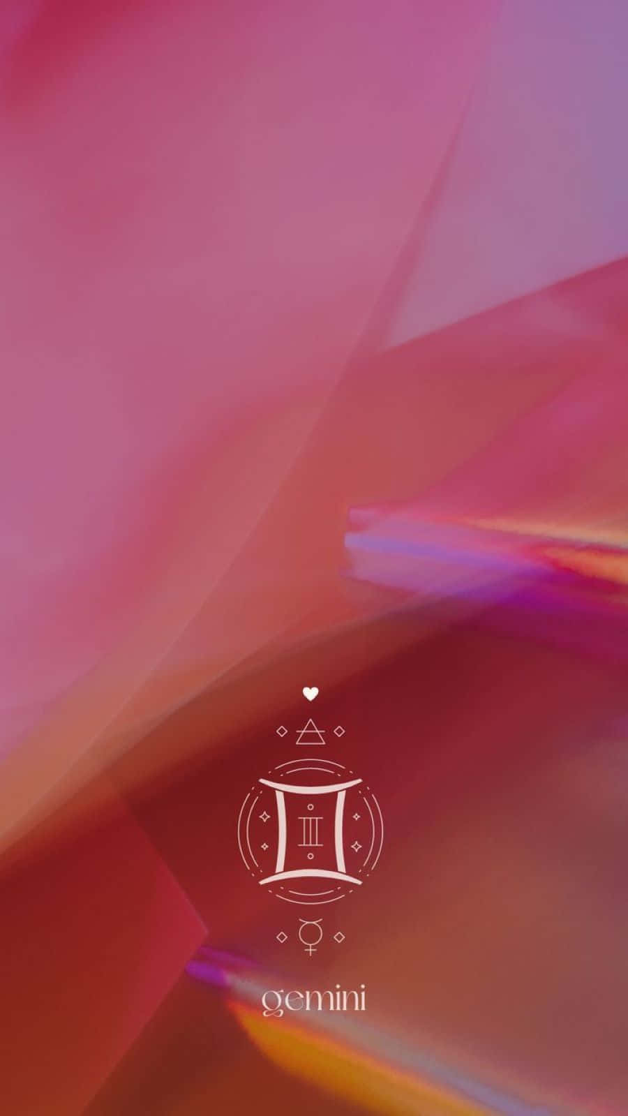 Pink Gemini Aesthetic Wallpaper Wallpaper