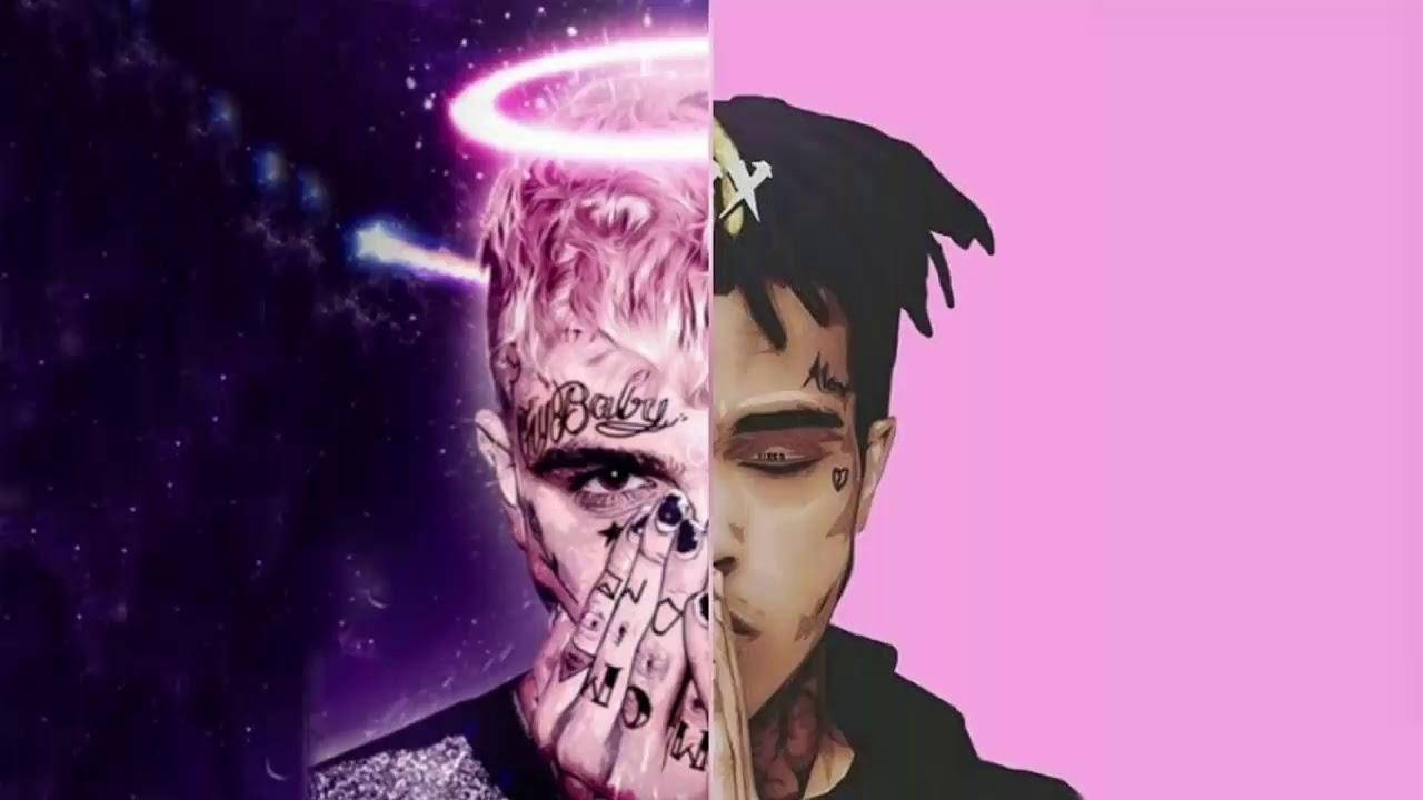 Pink Halo Xxxtentacion Cartoon Wallpaper