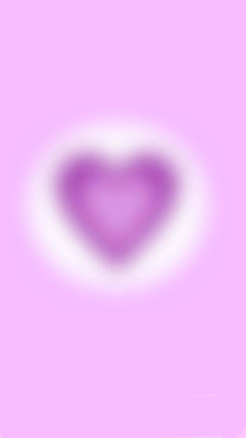 Pink Heart Aura Abstract Wallpaper