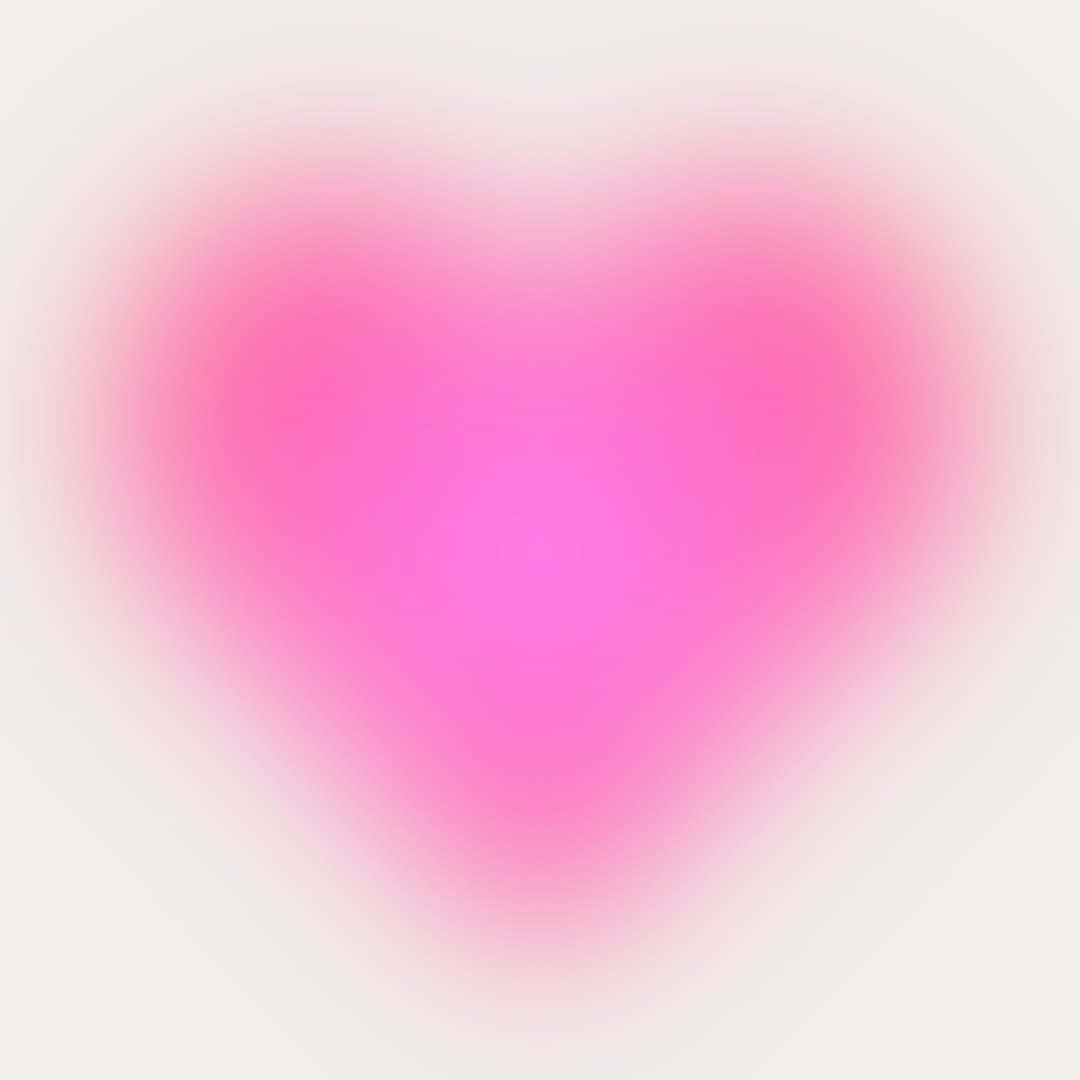 Pink Heart Aura Abstract Wallpaper