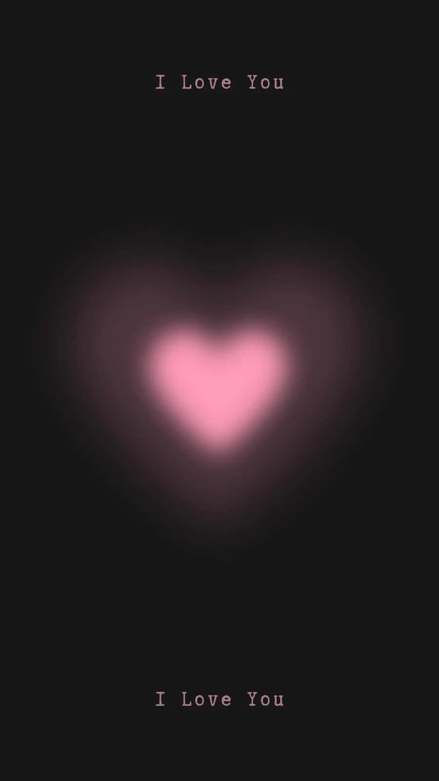 Pink Heart Love Aesthetic Wallpaper Wallpaper