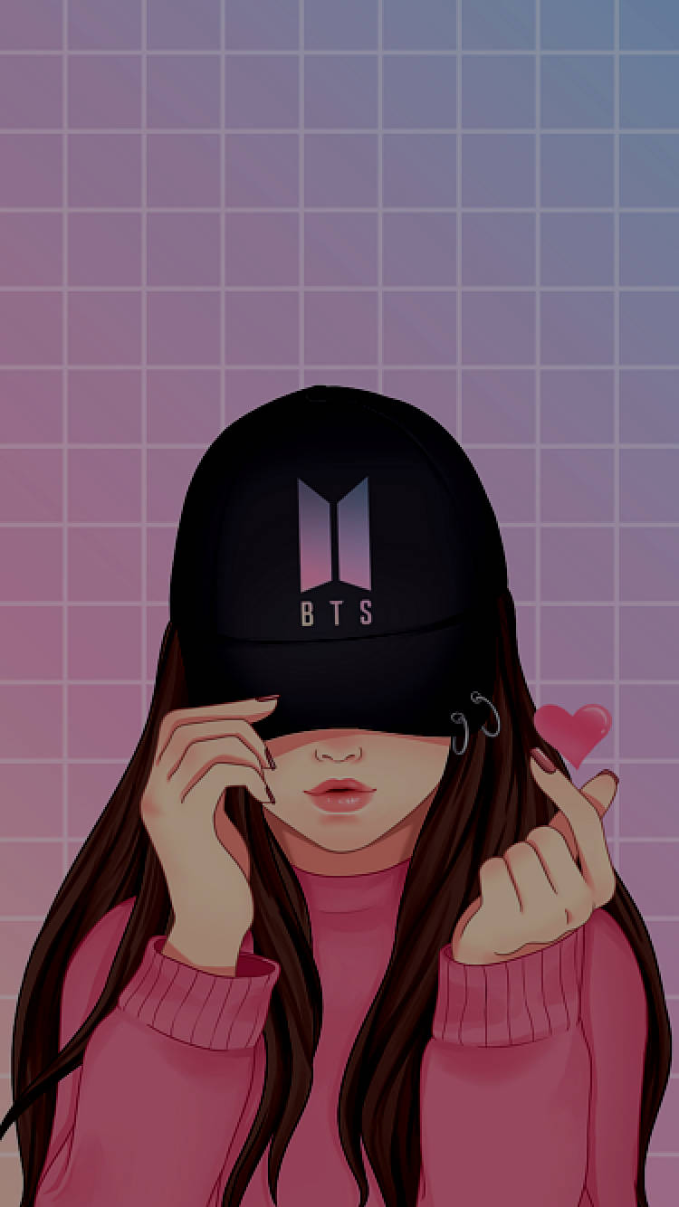 Pink Jacket Bts Army Girl Wallpaper