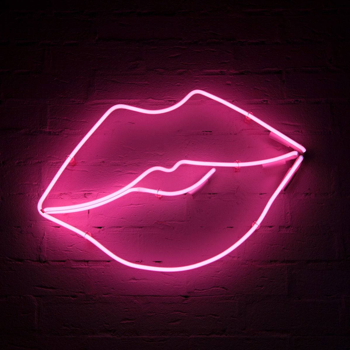 Pink Neon Aesthetic Bliss Wallpaper