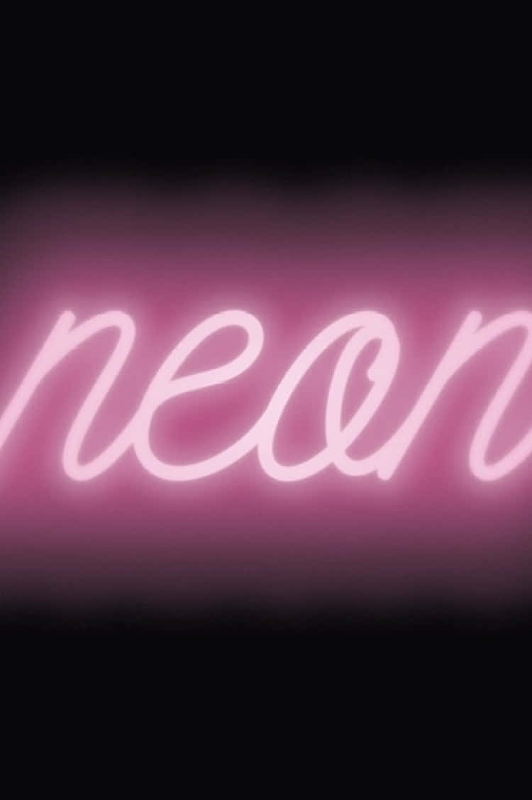 Pink Neon Sign Glow Wallpaper