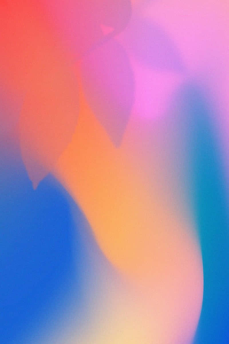 Pink Orange Gradient Aesthetic Wallpaper