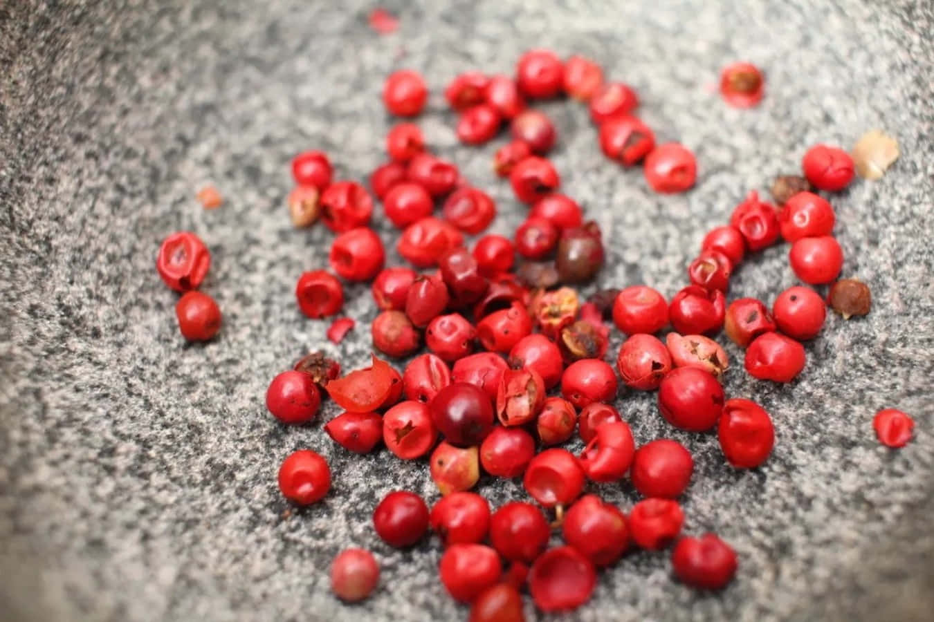 Pink Peppercorn Berries On A Branch Wallpaper