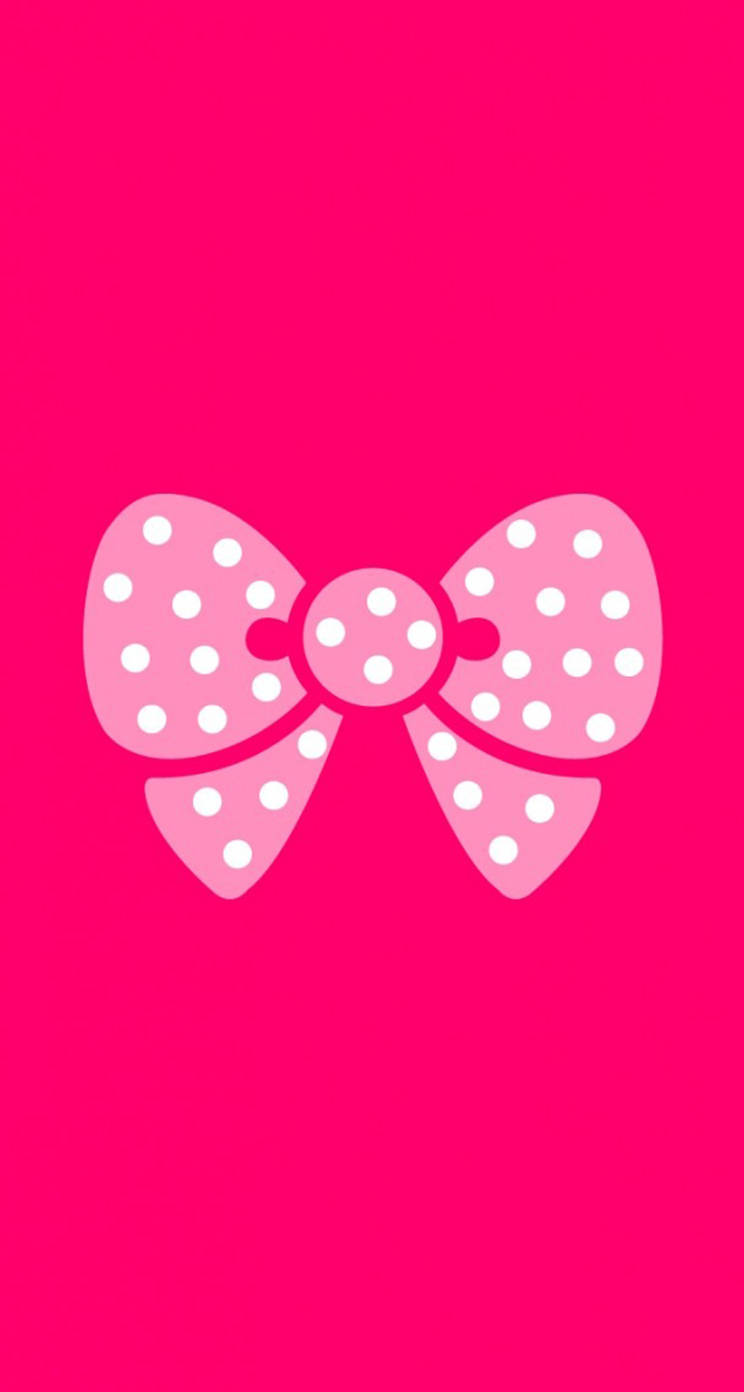 Pink Ribbon Pretty Phone Wallpaper