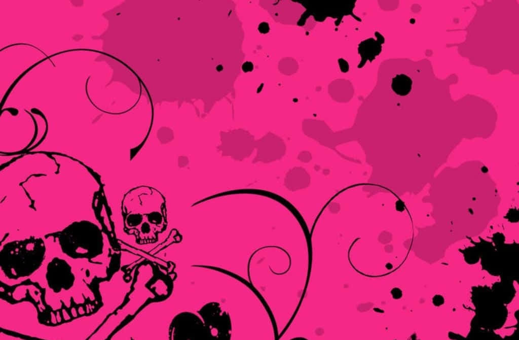 Pink Skull Wallpaper