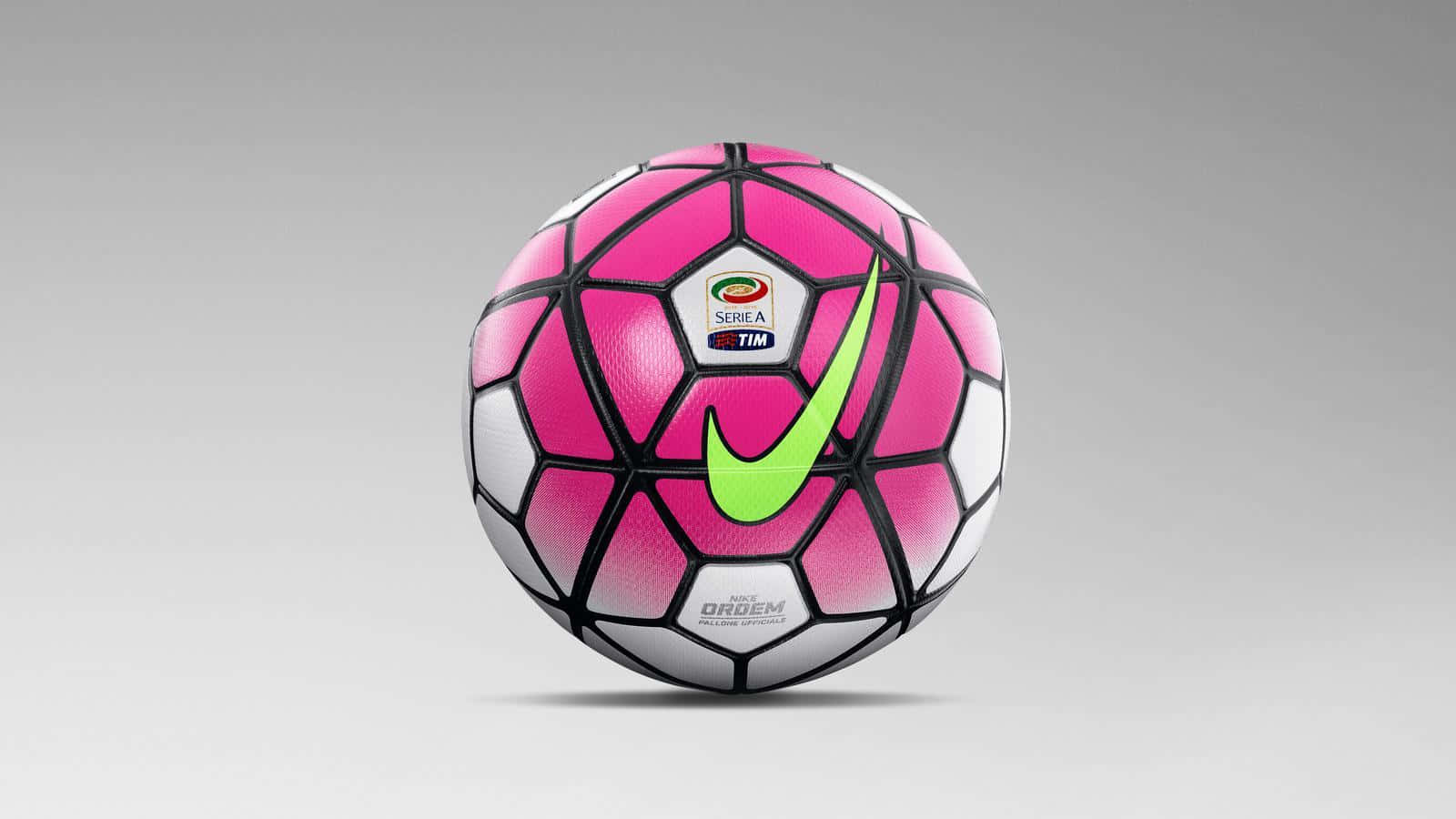 Pink Soccer Ball On Grass Wallpaper