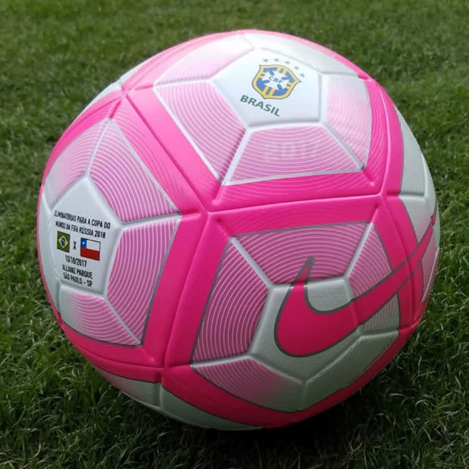 Pink Soccer Ball Wallpaper