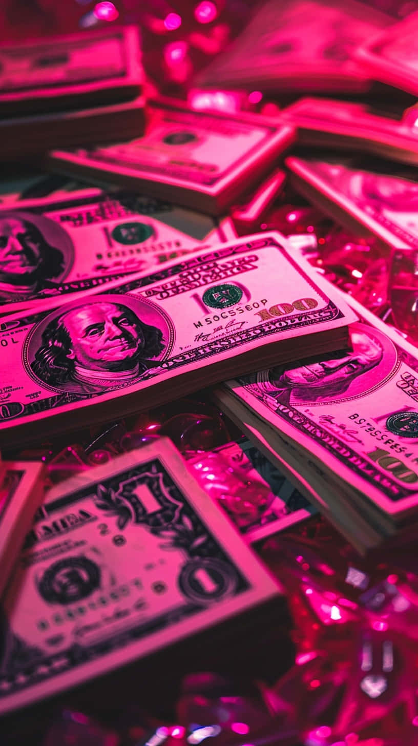 Pink Tinted Cash Aesthetic.jpg Wallpaper