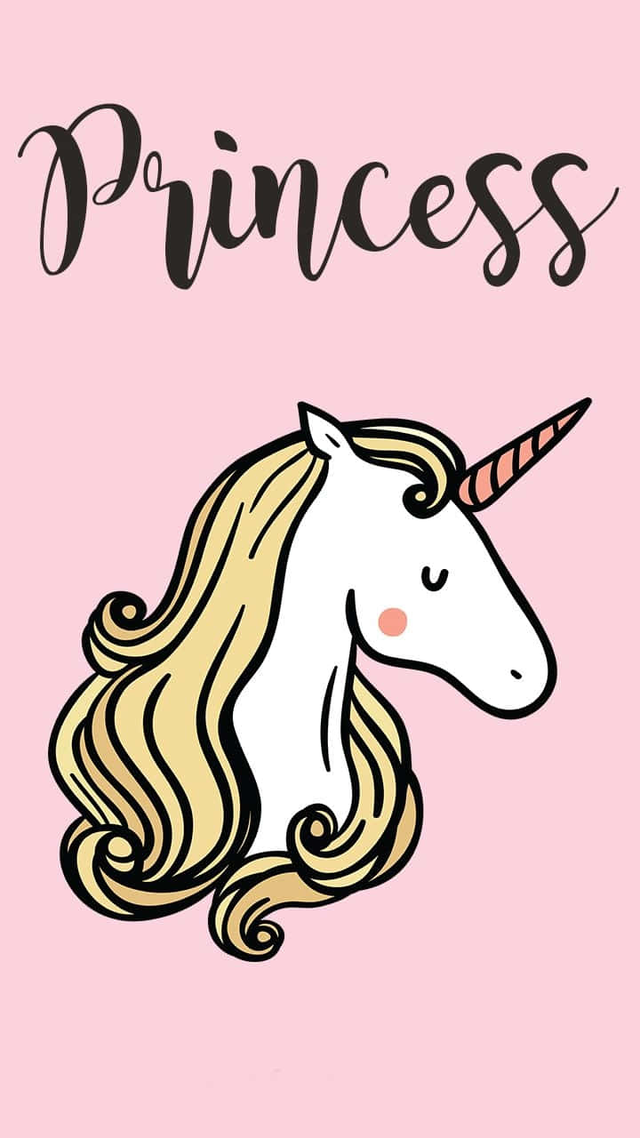 Pink Unicorn 720 X 1280 Wallpaper