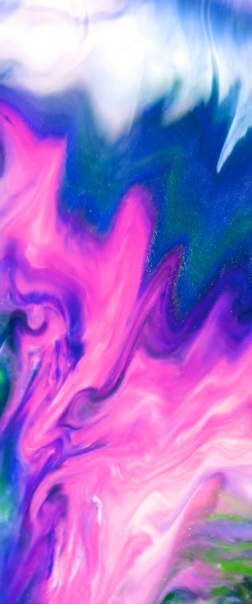 Pink Waves Ios Default Wallpaper