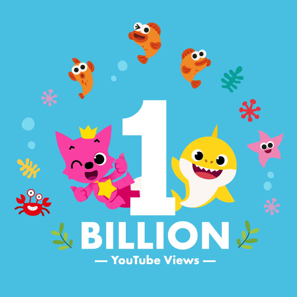 Pinkfong Baby Shark Reaching 1 Billion Views Wallpaper