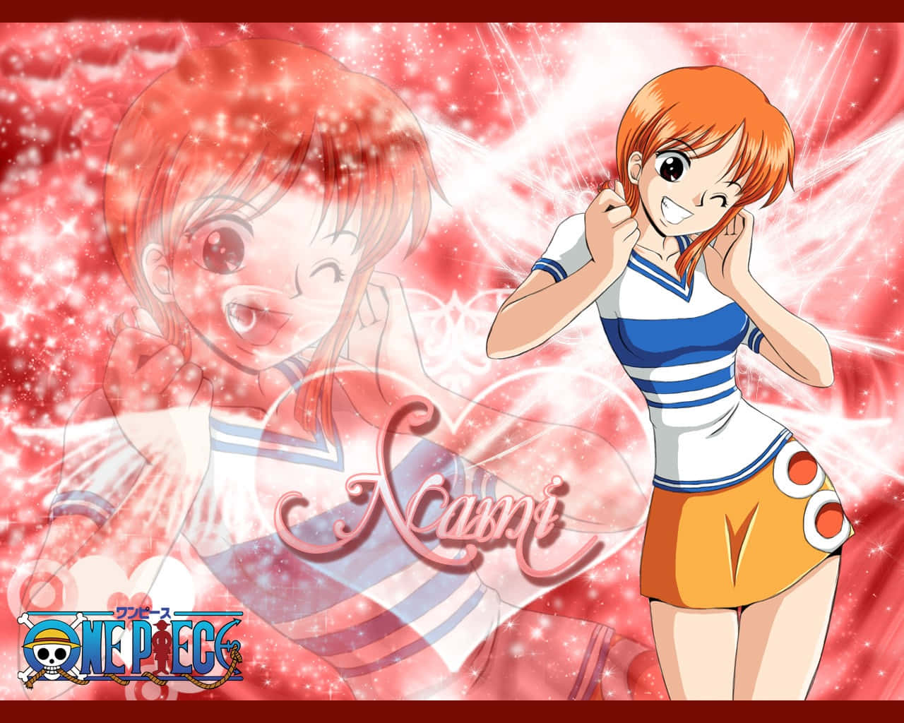 Pirate Nami One Piece Desktop Wallpaper