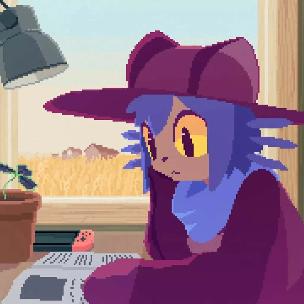 Pixel Art Character Niko One Shot Game Wallpaper