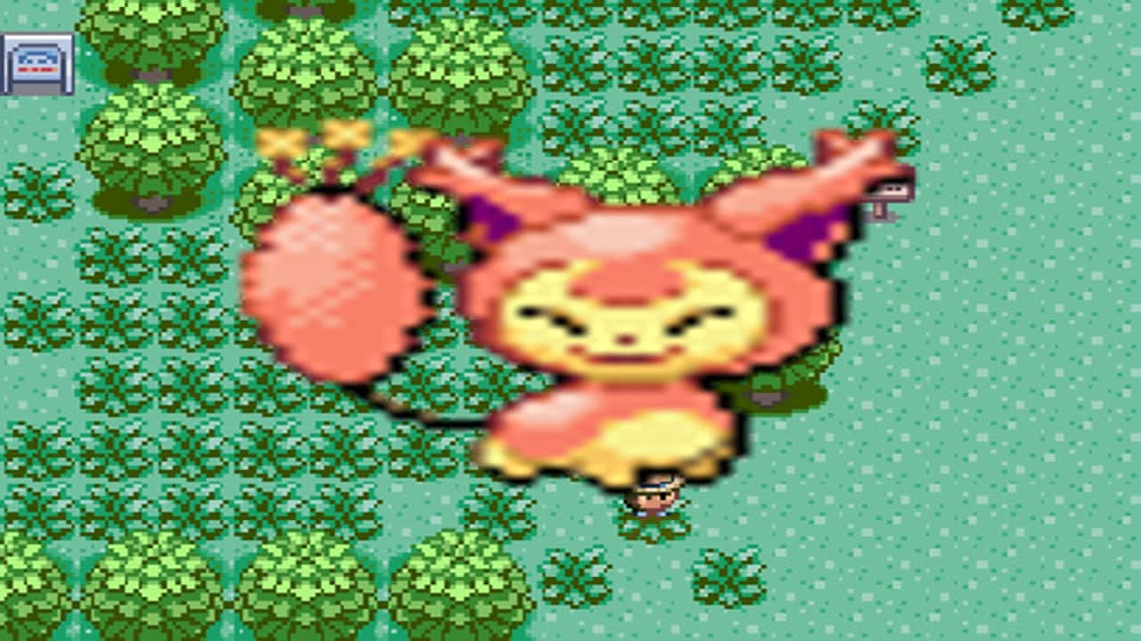 Pixel Skitty Wallpaper