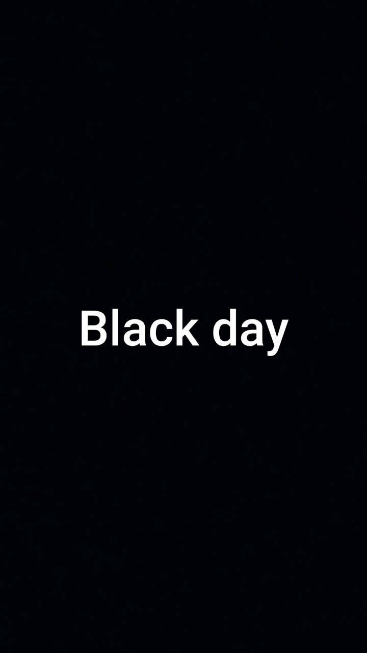 Plain Black Day Wallpaper