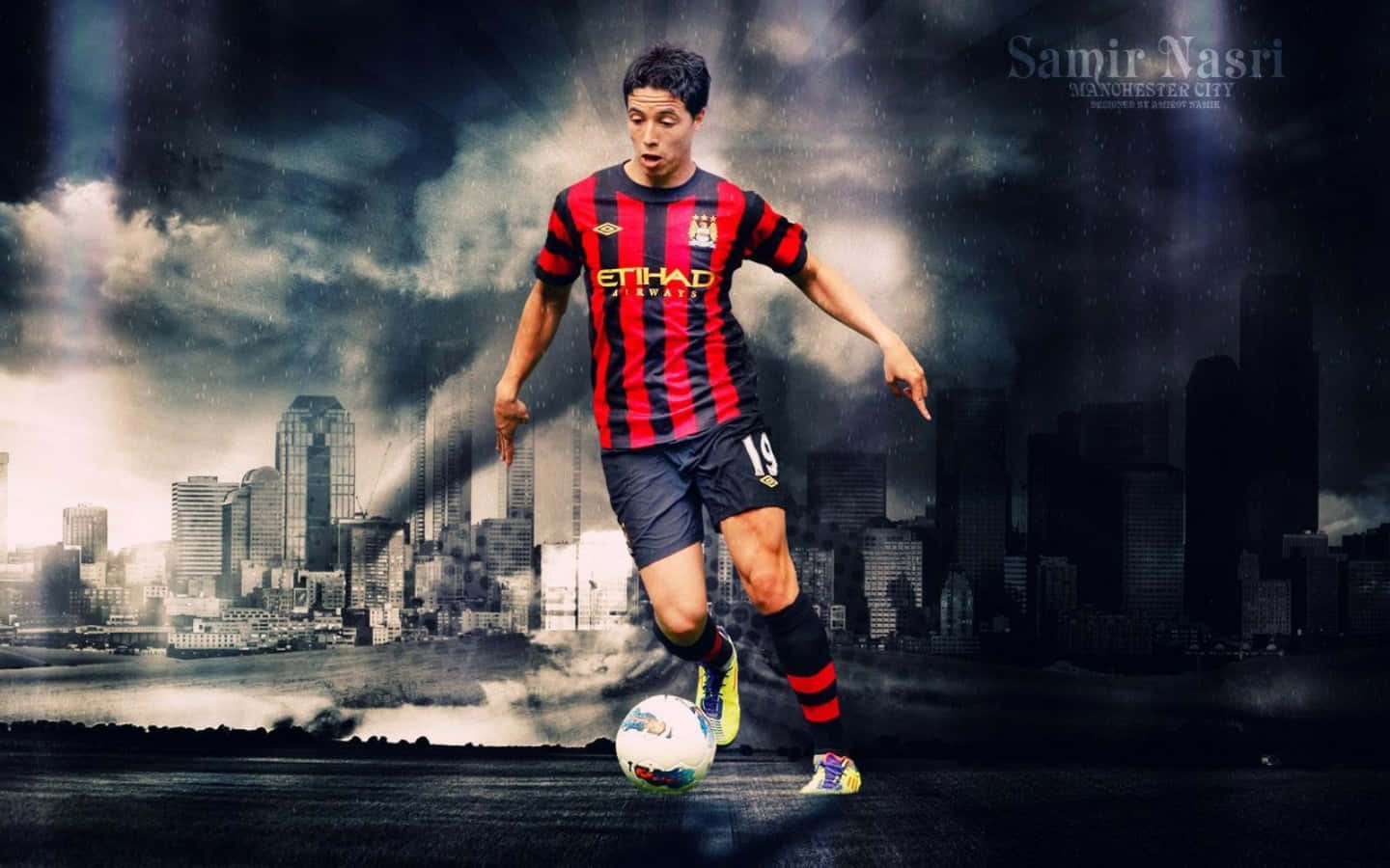 Player Samir Nasri Football Pc Wallpaper