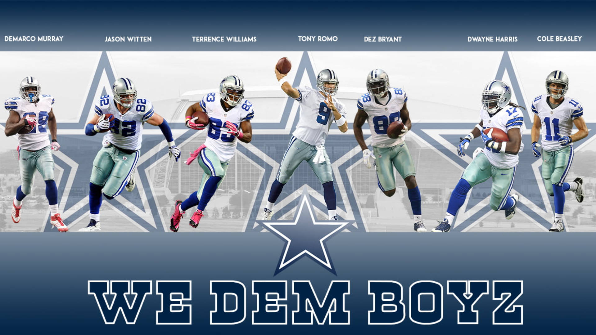 Players Of Awesome Dallas Cowboys Wallpaper