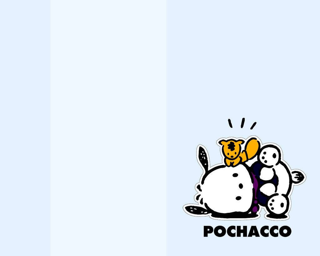 Pochacco With Friend Samyu Wallpaper