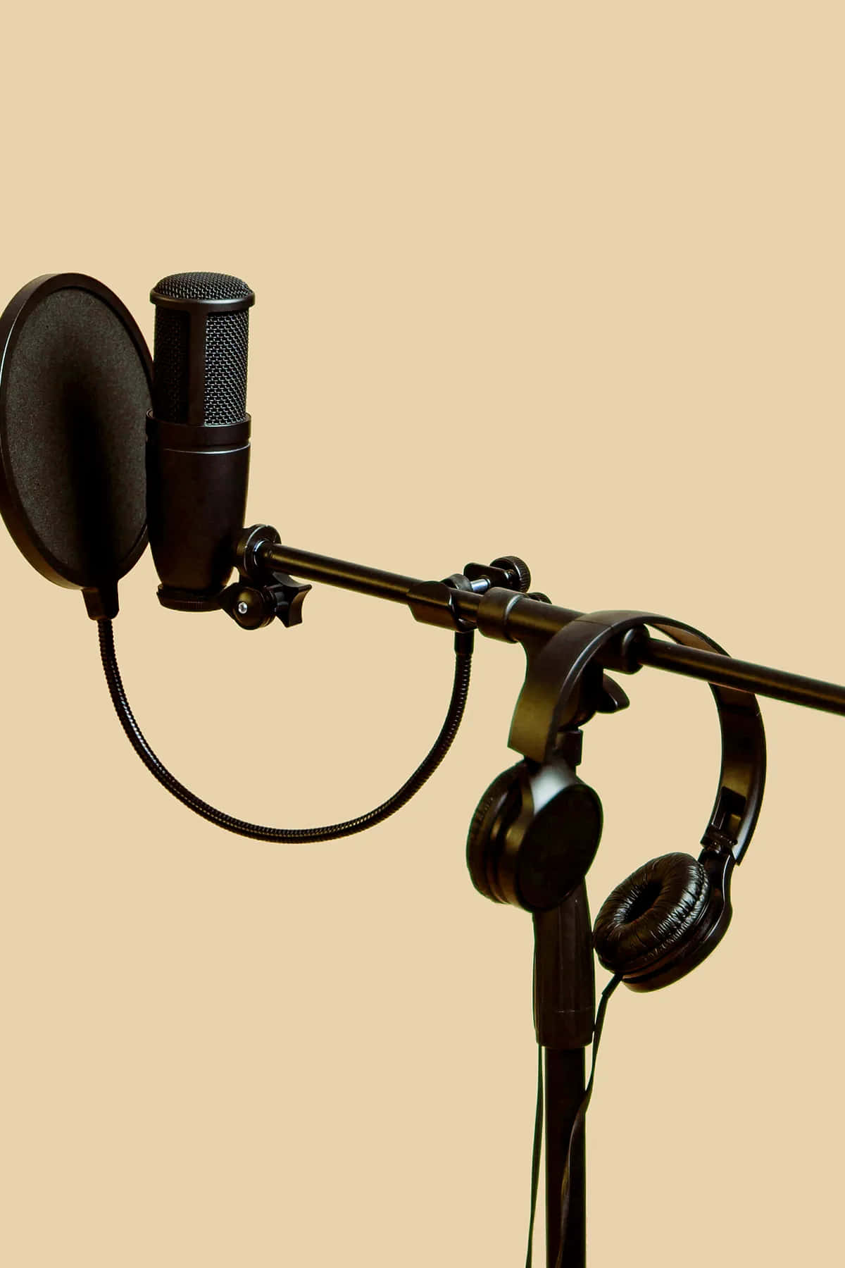 Podcast Recording Equipment Wallpaper