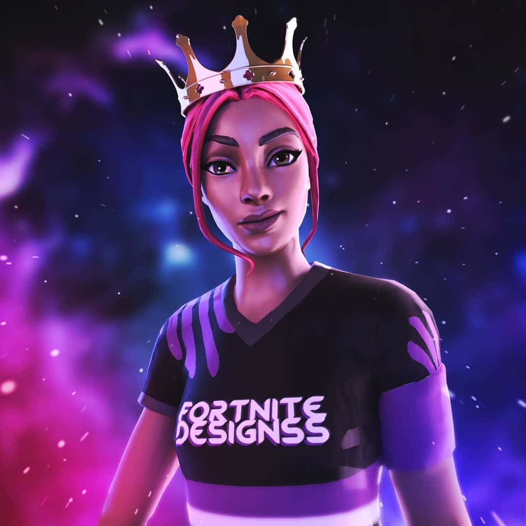 Poised Fortnite Princess Skin Wallpaper