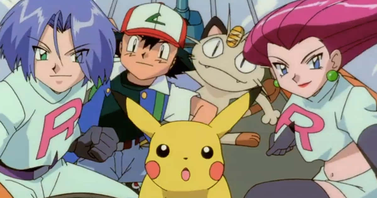 Pokemon 2000 Ash And Team Rocket Wallpaper