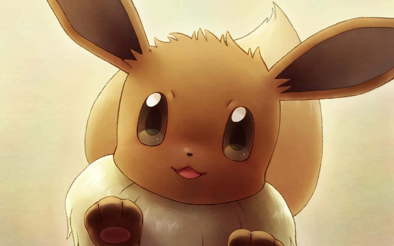 Pokémon Eevee Adorable Smile Wallpaper