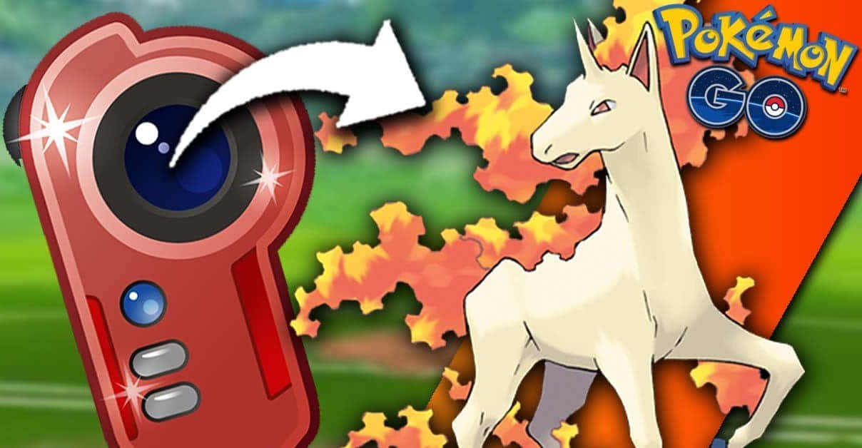 Pokemon G O Rapidash Pokedex Scanner Wallpaper