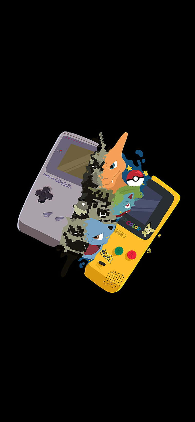 Pokemon Gameboy Transformation Wallpaper