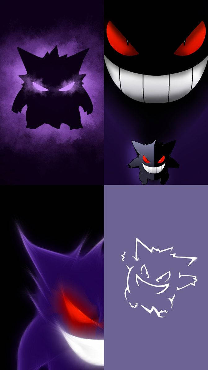 Pokemon Gengar Collage Wallpaper