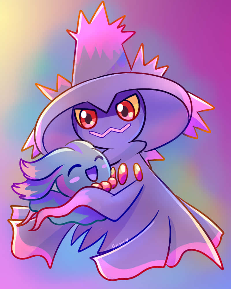 Pokémon Ghost Mismagius And Misdreavus Wallpaper