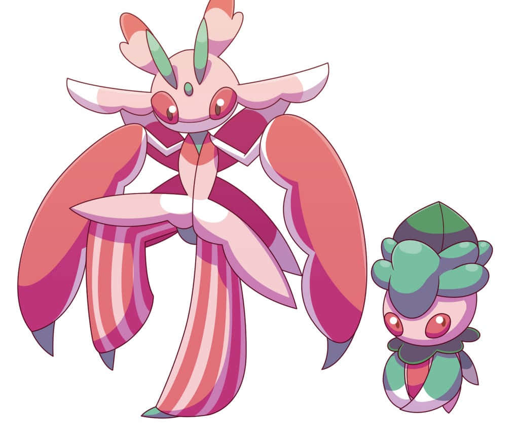 Pokémon Lurantis And Fomantis Wallpaper