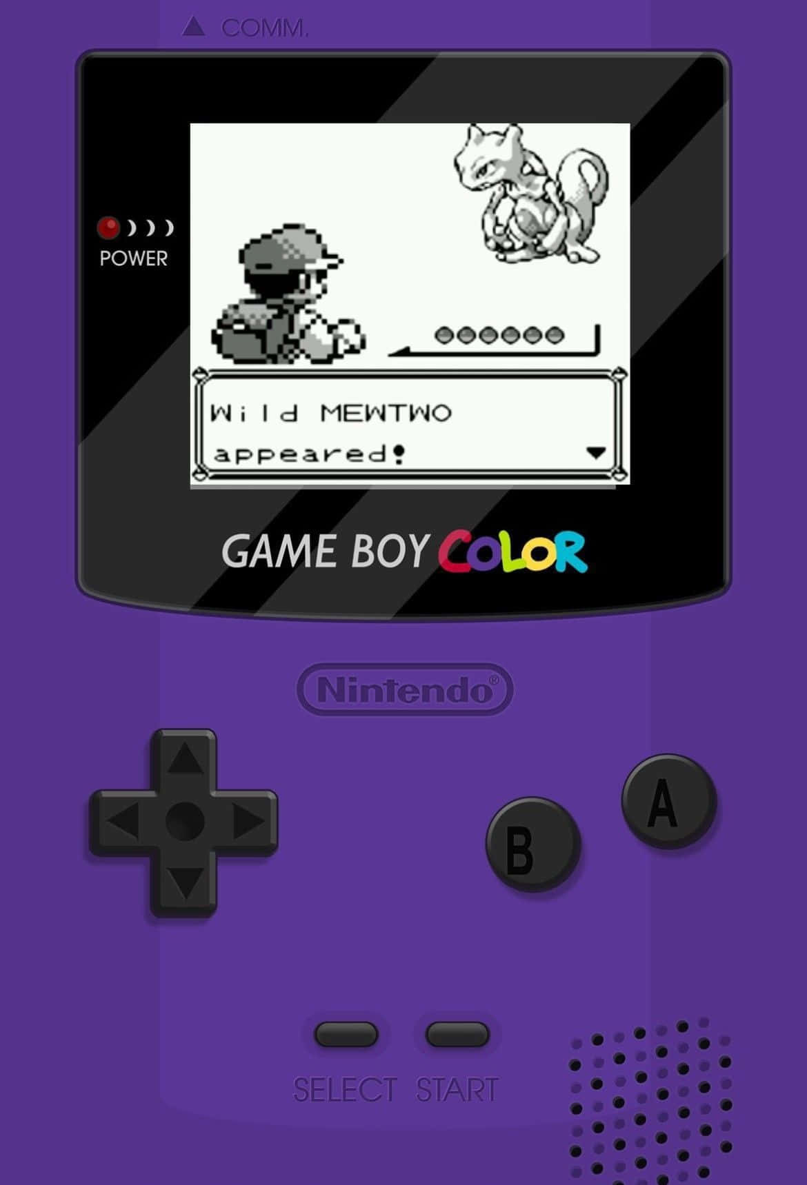 Pokemon Mewtwo Encounter Gameboy Color Wallpaper