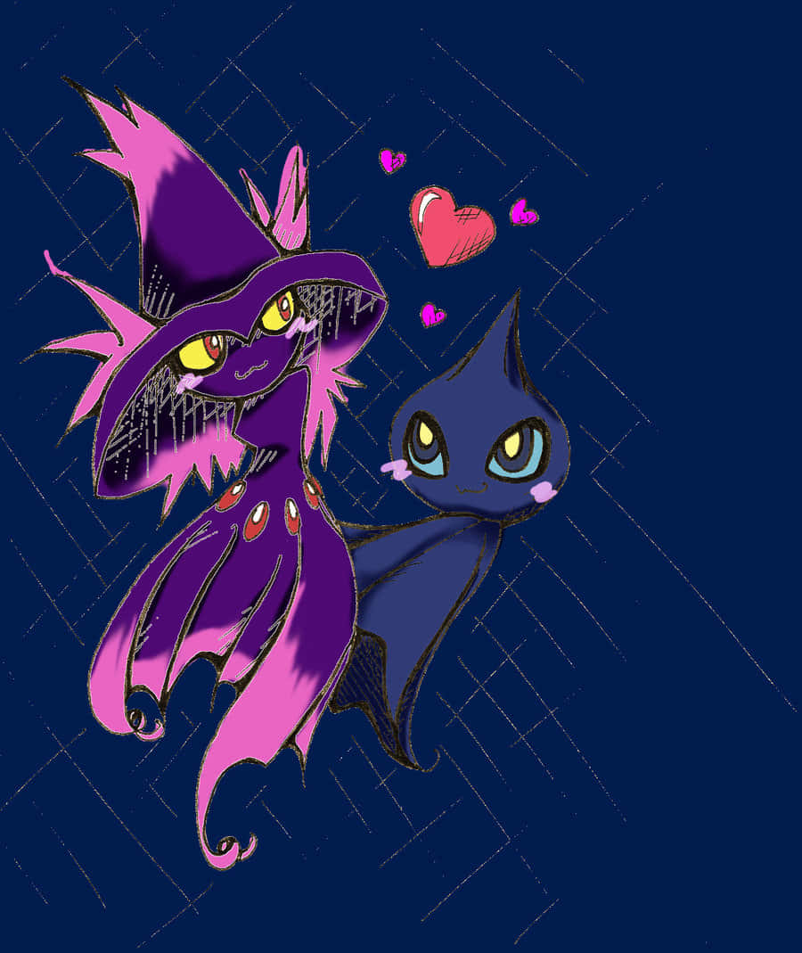 Pokémon Misdreavus And Mismagius Wallpaper