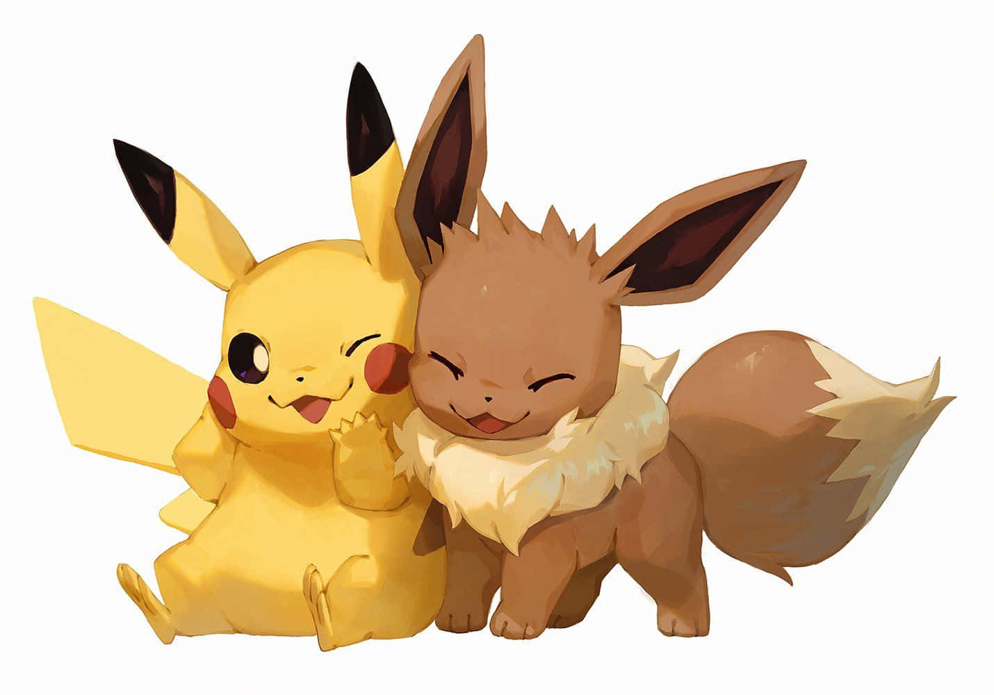 Pokemon Pikachu And Eevee Wallpaper