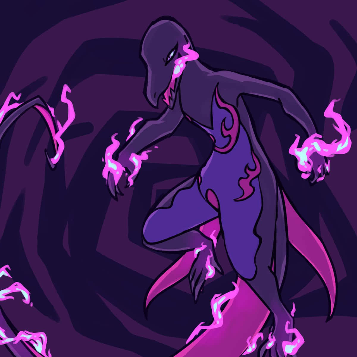 Pokémon Salazzle Poison Breath Wallpaper